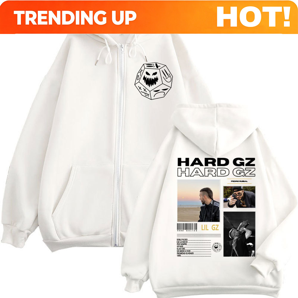 Mens Fashion Zip Up Hoodies - Худи на молнии Rapper HARD GZ
