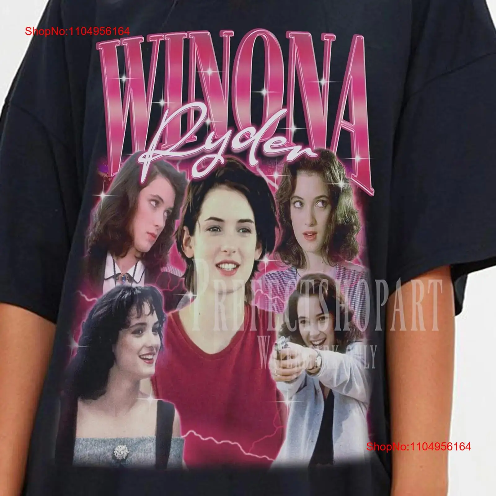 Poster Men Fashion - Футболка Winona Ryder Merch Fan, винтажный