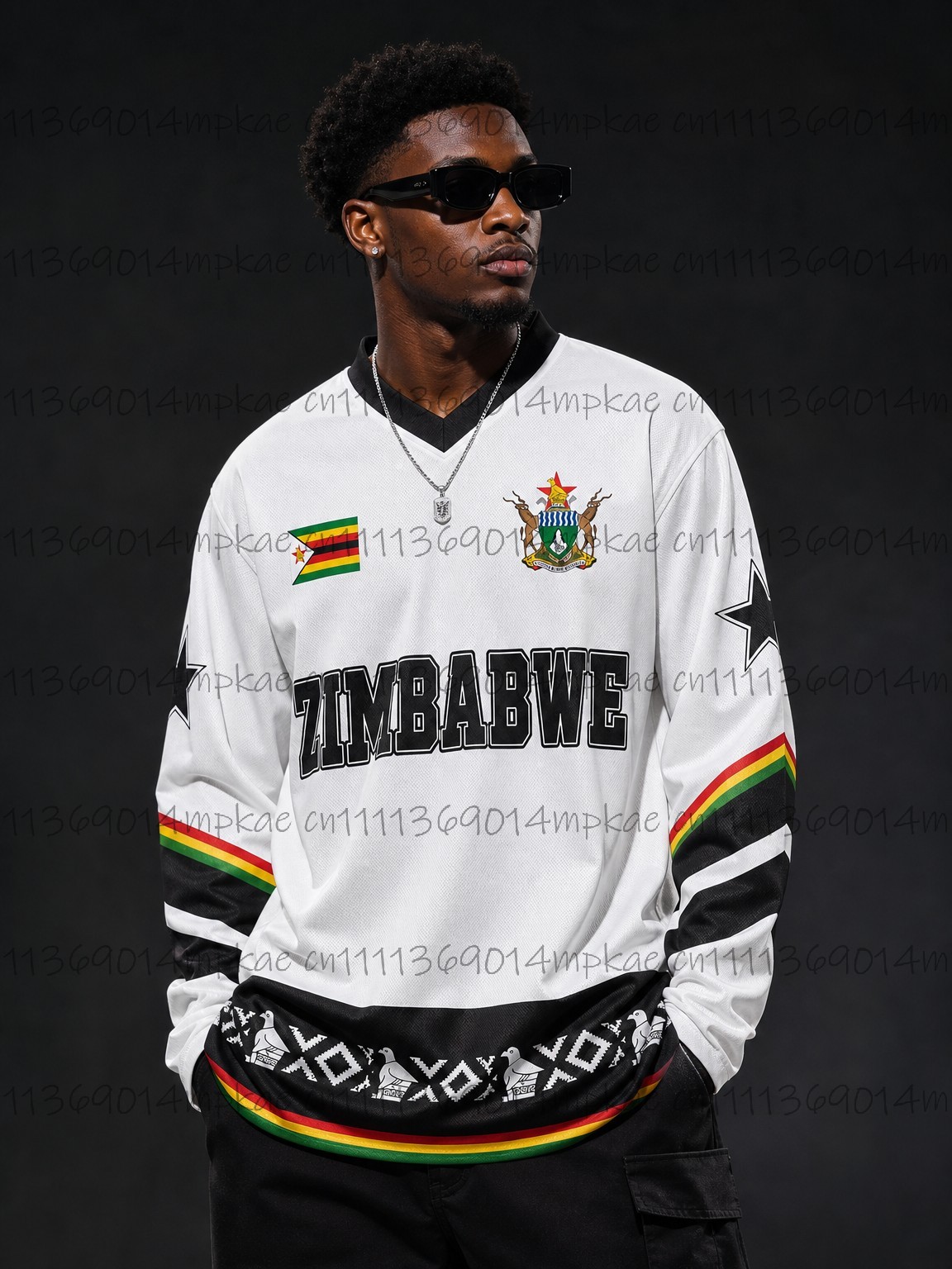 Men'S Fashion T Shirts - Мужская футболка с V-образным вырезом и