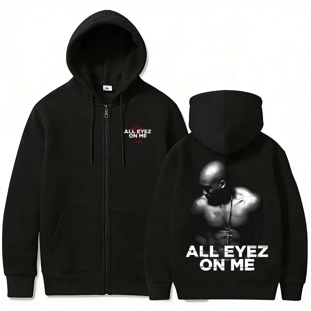 Рэпер Тупак Шакур, худи с крес – обзор и цена Mens Fashion Zip Up Hoodies
