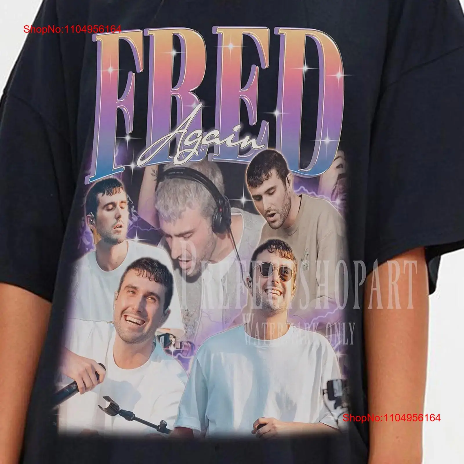 Футболка Fred Again, винтажная – обзор и цена Poster Men Fashion