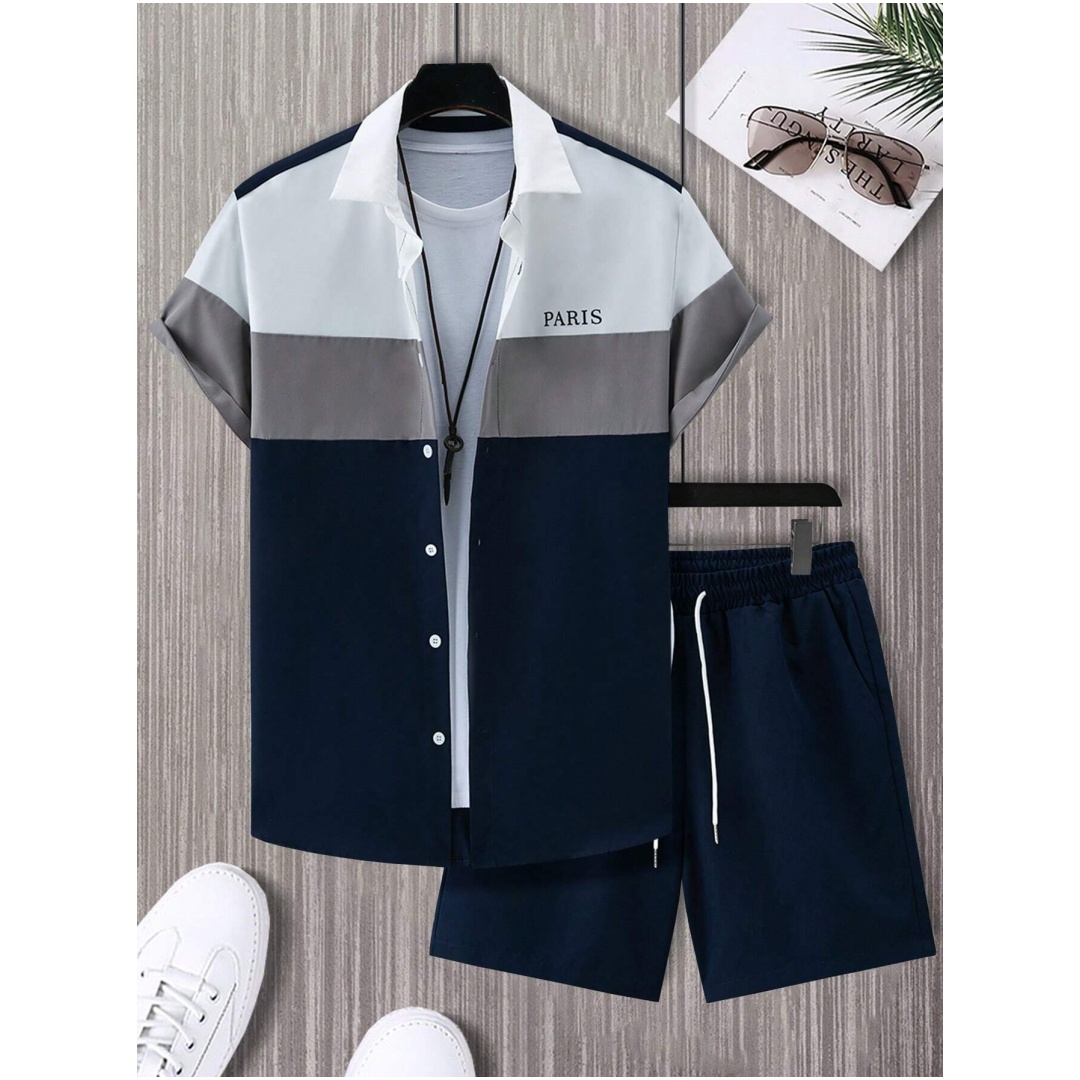 Мужской модный костюм сине-бел – обзор и цена Mens Fashion Clothes